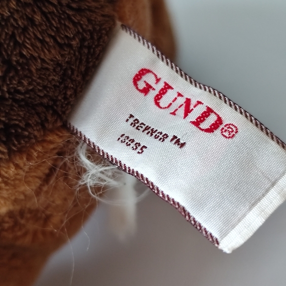 Vintage Gund Treynor 13095 Brown Spotted Puppy Dog Plush Stuffed Animal - Picture 7 of 10